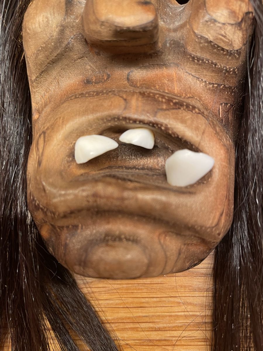 Altro in Antiquarato & Arte: Walliser Holzmaske ca 13cm – Usato da Niederbüren venduto da Poschti_19 1