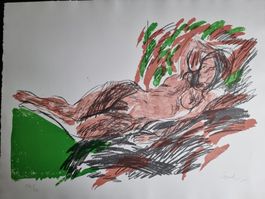 MARGIT GRÄBER LITHOGRAPHIE SIGNIERT NUMMERIERT