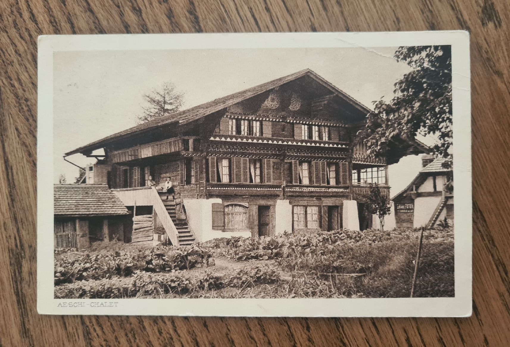 Cartoline postali: Châlet in Aeschi 1925 – Usato da Ebikon venduto da Donar50
