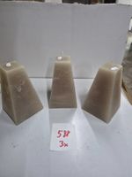 588 Posten Raureif Pyramiden-Kerze/n 100x100x180 aus Liq