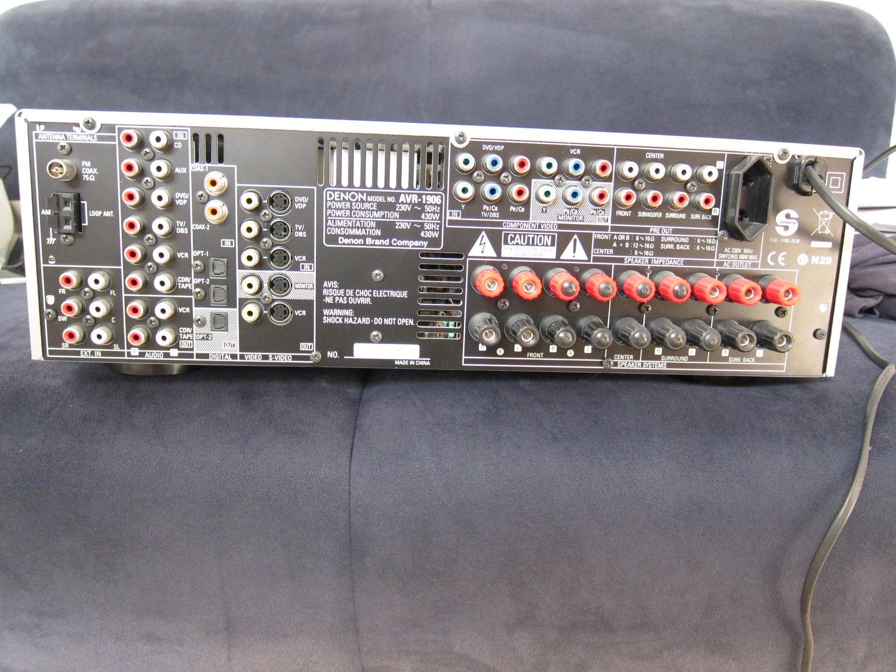 Denon Ricevitori: Denon AV Surround Receiver AVR 1906 – Usato da Schaffhausen venduto da Nikischweiz 1