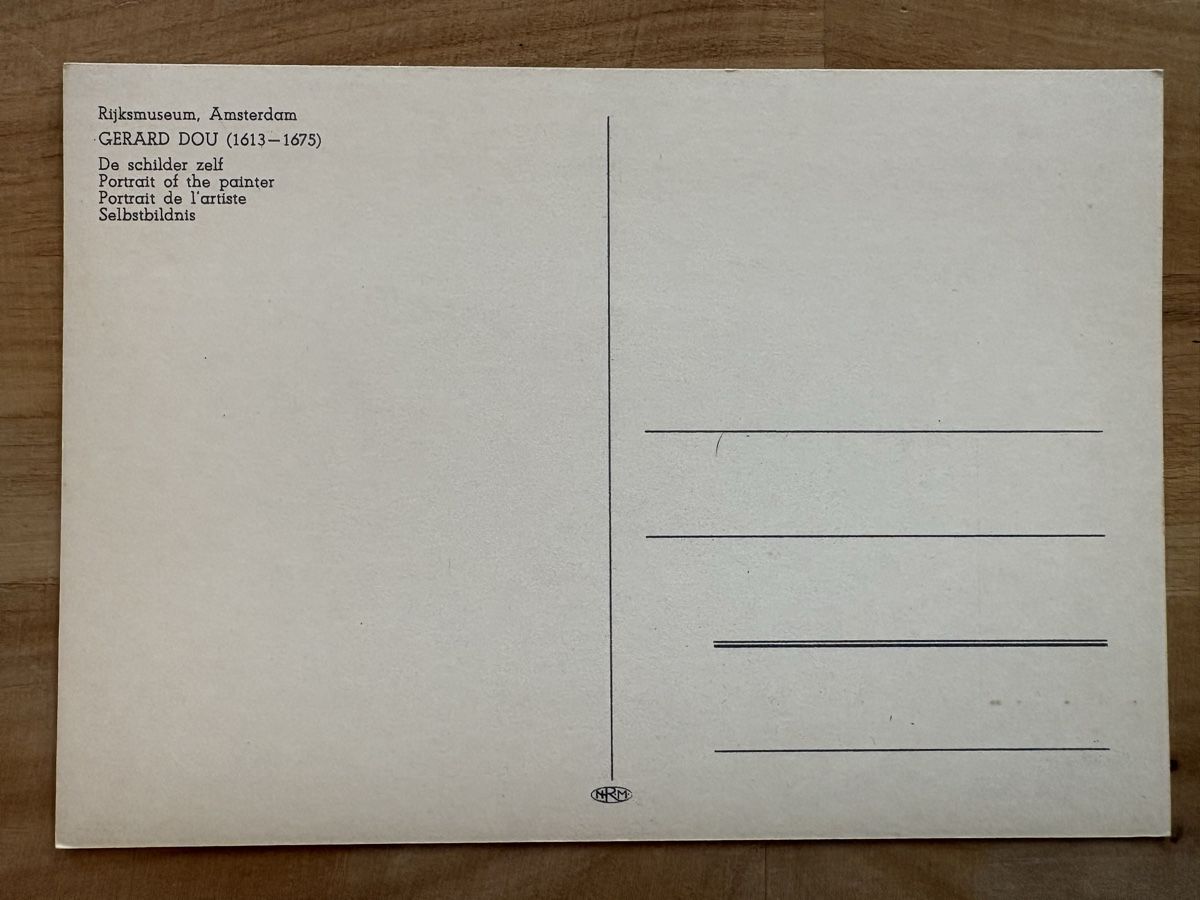 Cartoline postali: AK mit Kunst von Gerard Dou – Usato da Rümlang venduto da Kartenpost1 1