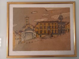 Kunstwerk Marco Richterich, gerahmt