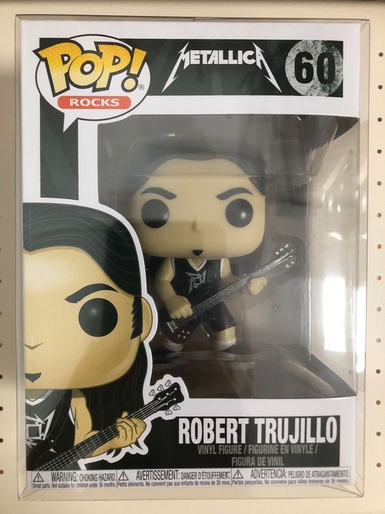 Funko Pop Rock Music 60 Metallica Robert Trujillo – Pop Collector / Magasin Funko Pop & Loungefly