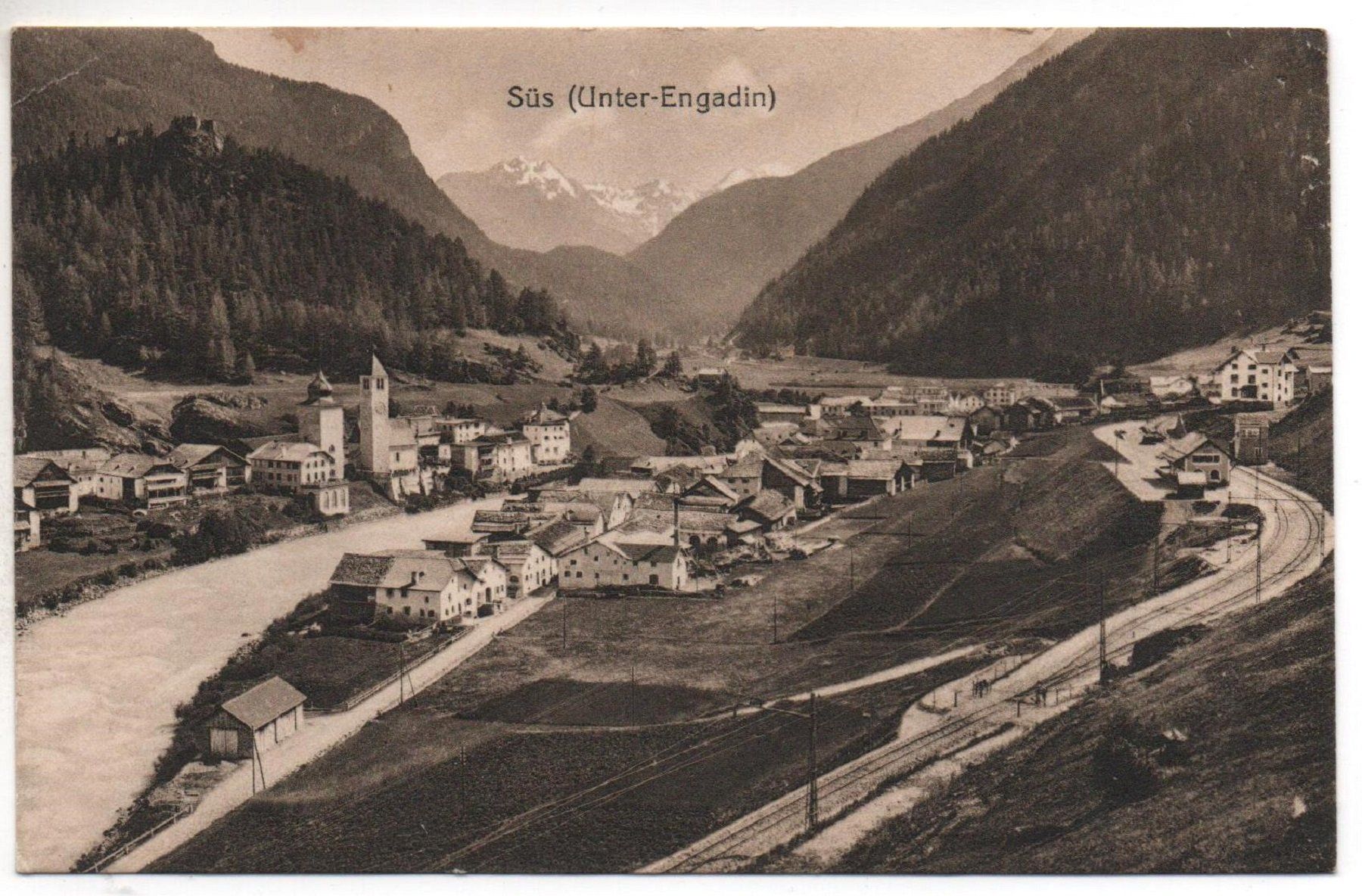 Ansichtskarten: SÜS (Unter-Engadin) – Gebraucht aus Jona von philajona