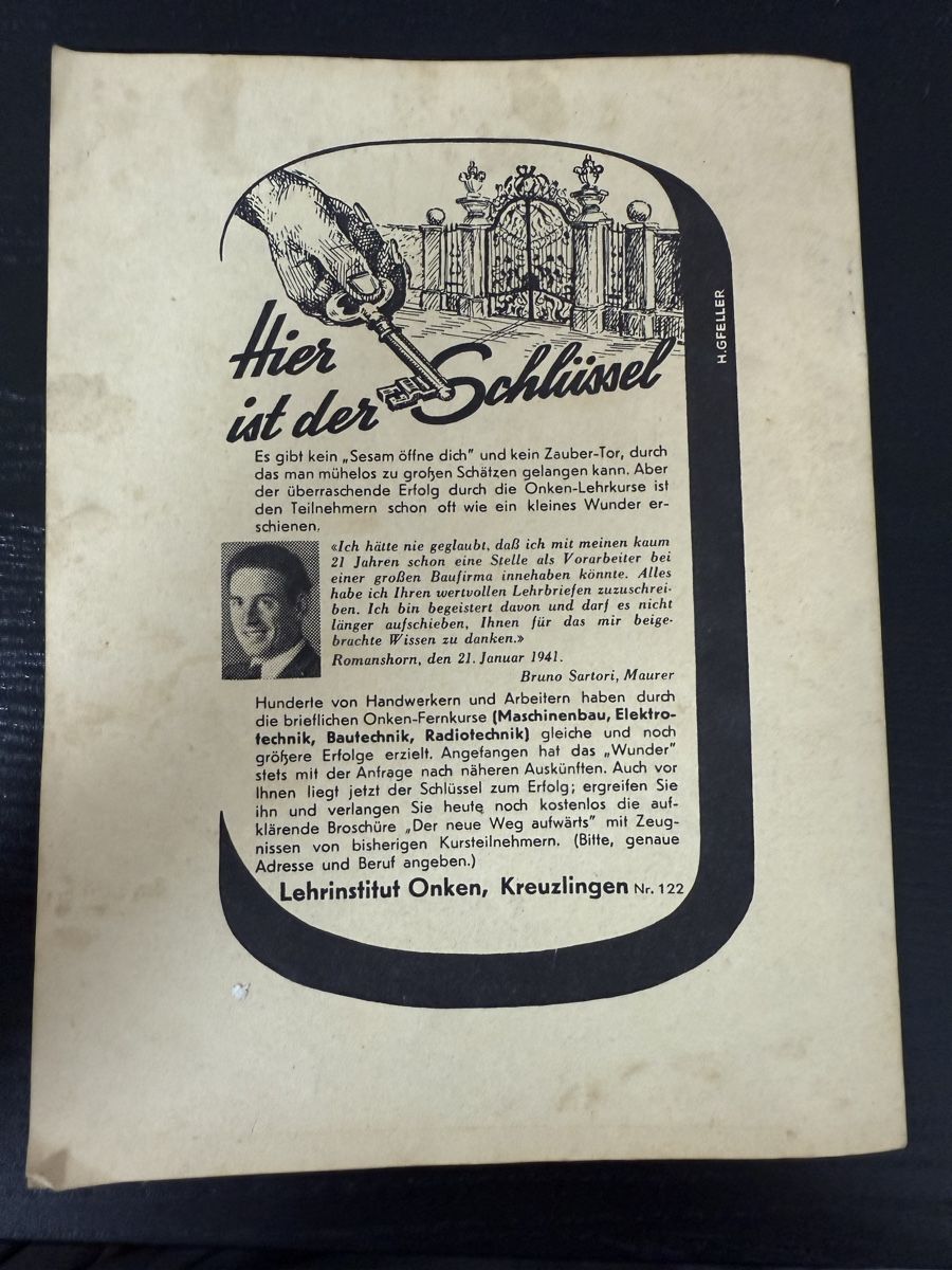 Riviste & Magazine: Wir jungen Schweizer Zeitschrift 1945 – Usato da Opfikon venduto da BananaGio01 1