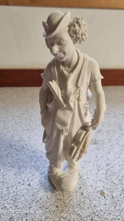Statuette: Marmor Figurinen Clown – Usato da Bellach venduto da P.Boillat