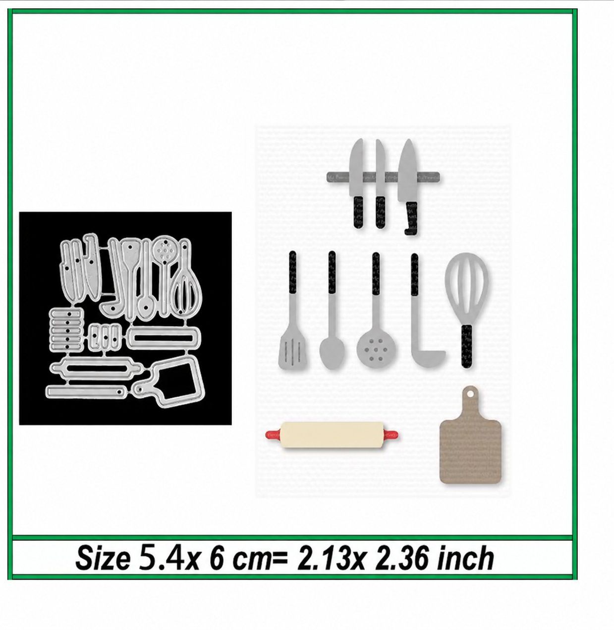 Schablonen: Neues  mini Stanzschablonen-Set  Küchentools – Neu und originalverpackt aus Effretikon von wenuss
