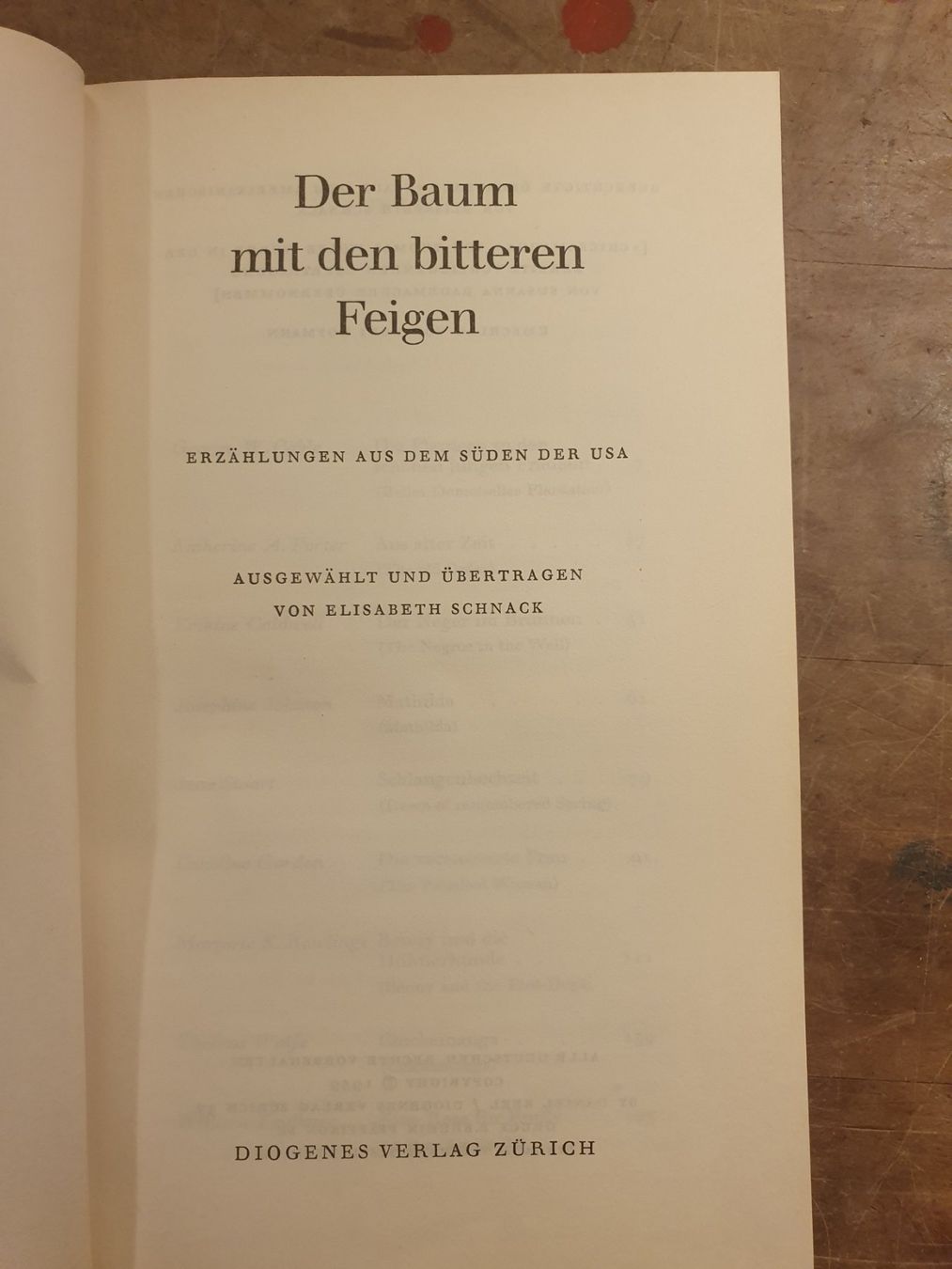 Bücher: Der Baum mit den bitteren Feigen - Diogenes – Gebraucht aus Zürich von loosebone 2