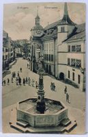 AK, Zofingen, Rathausgasse belebt, 1909, siehe Rückseite