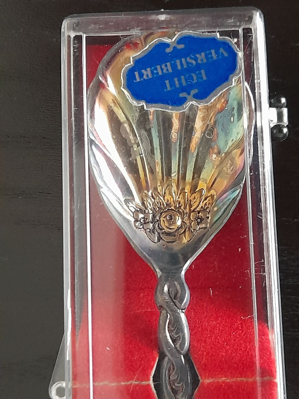 Löffel: Souvenir Loeffel Set 3 Stuck Sterling Silber plated – Neu und originalverpackt aus Winterthur von Ufff512 3
