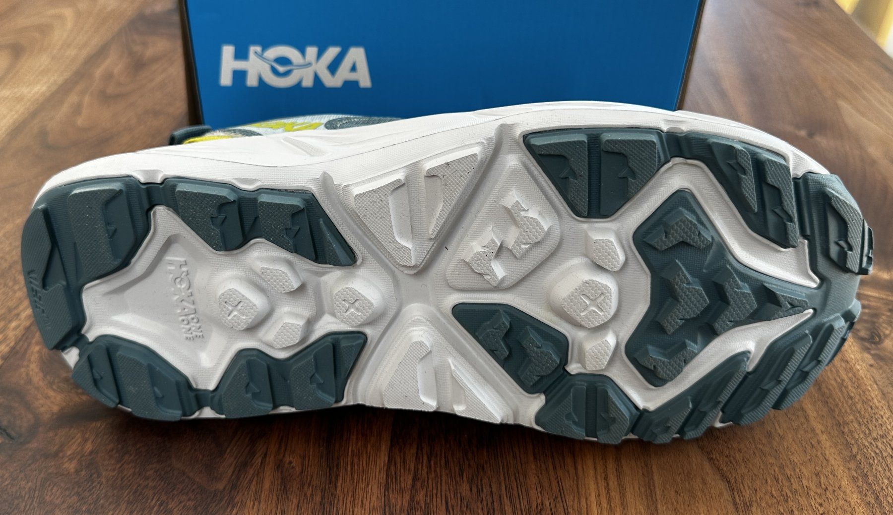 Hoka One One Herrenschuhe: Hoka Hoppara 2 Trekkingschuhe, Grau/Gelb, Grösse 44 2/3 UK10 – Neu und originalverpackt aus Steffisburg von Volker1 1
