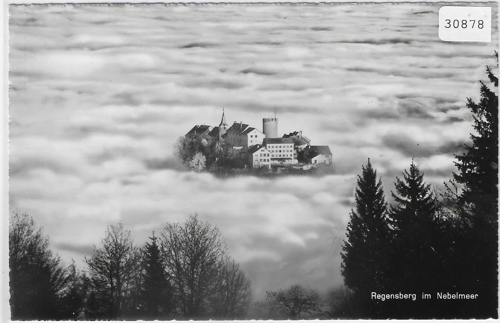 Cartoline postali: Regensberg im Nebelmeer – Usato da Ettingen venduto da Kartenplanet