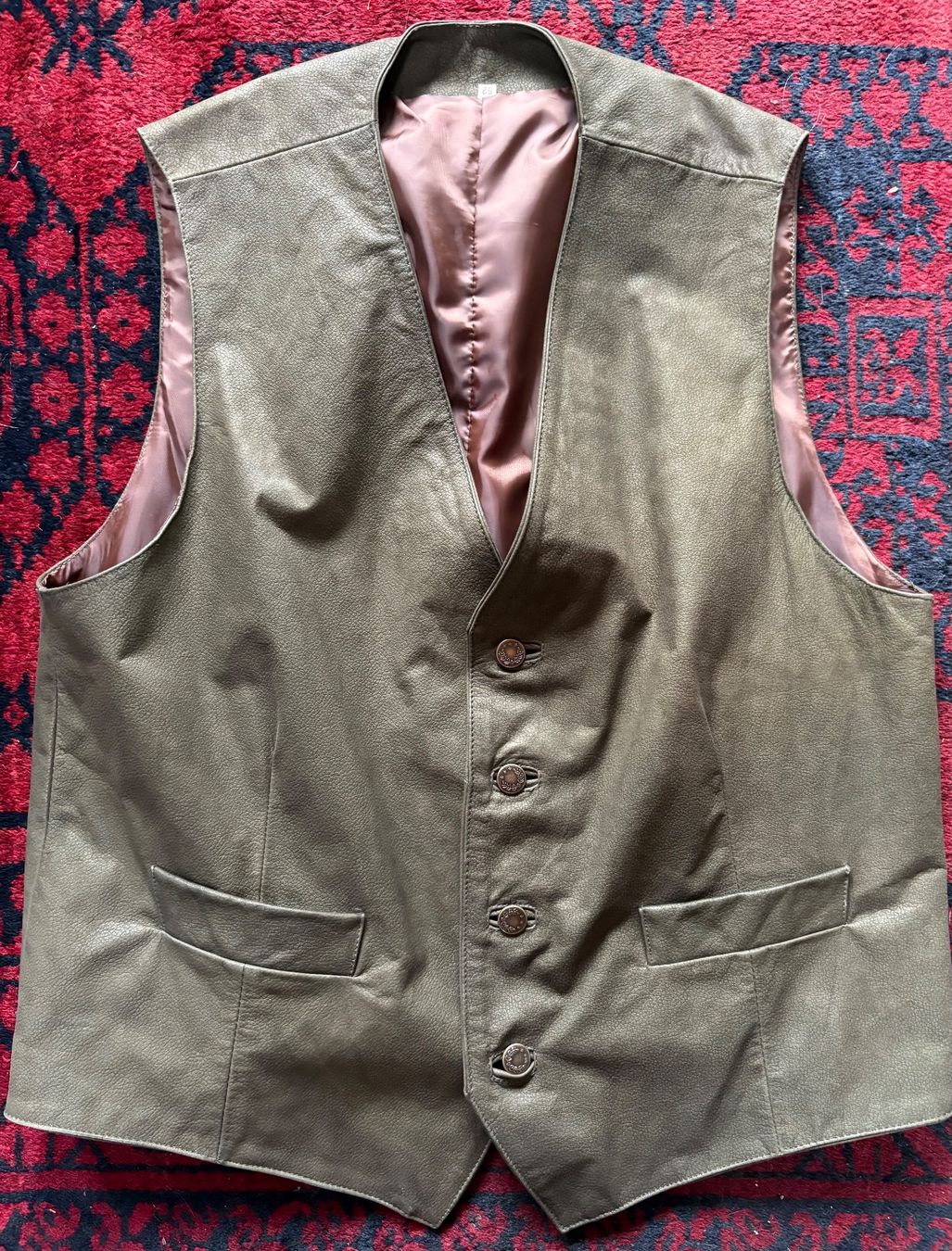 Gilet & Giacche: Cooles Leder-Gilet – Usato da Ebnat-Kappel venduto da pourlemerite