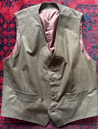 Cooles Leder-Gilet