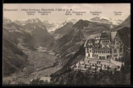 Braunwald, Hotel-Pension Alpenblick mit 