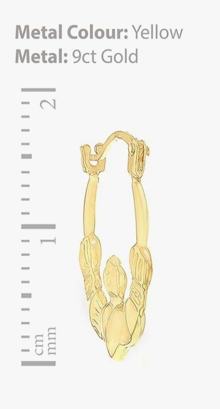 Ohrringe & -stecker: Creolengold 9karat – Neu und originalverpackt aus Hemmental von GoldundGlanz 1