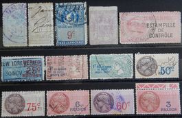 Frankreich Lot mit alten Werten V