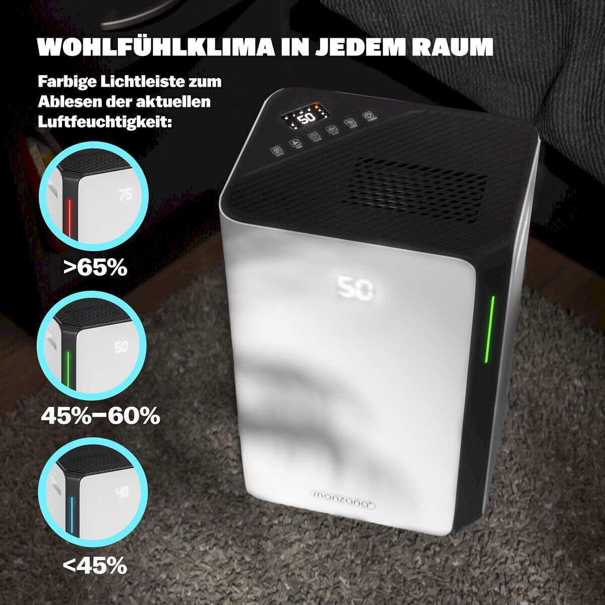 Deumidificatori: MONZANA Luftentfeuchter 20L – Nuovo e nell'imballaggio originale da Bottighofen venduto da zaap 3