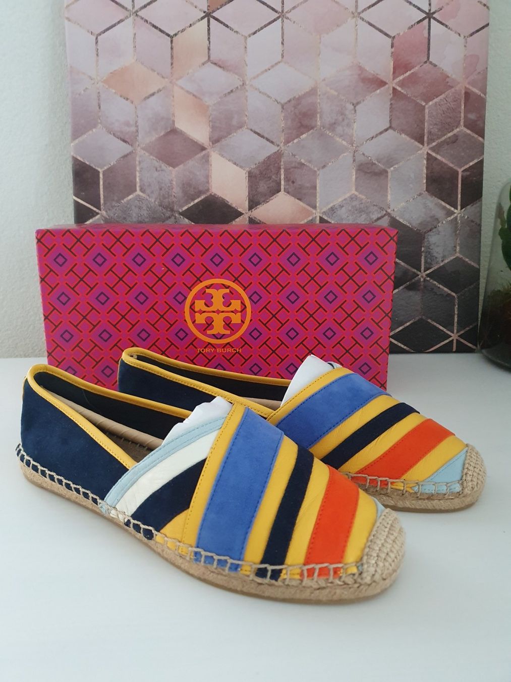 Tory Burch Damenschuhe: Schuhe Tory Burch, Leder, Größe 40,5, bunt, – Neu und originalverpackt aus Zuchwil von ger_ws6t