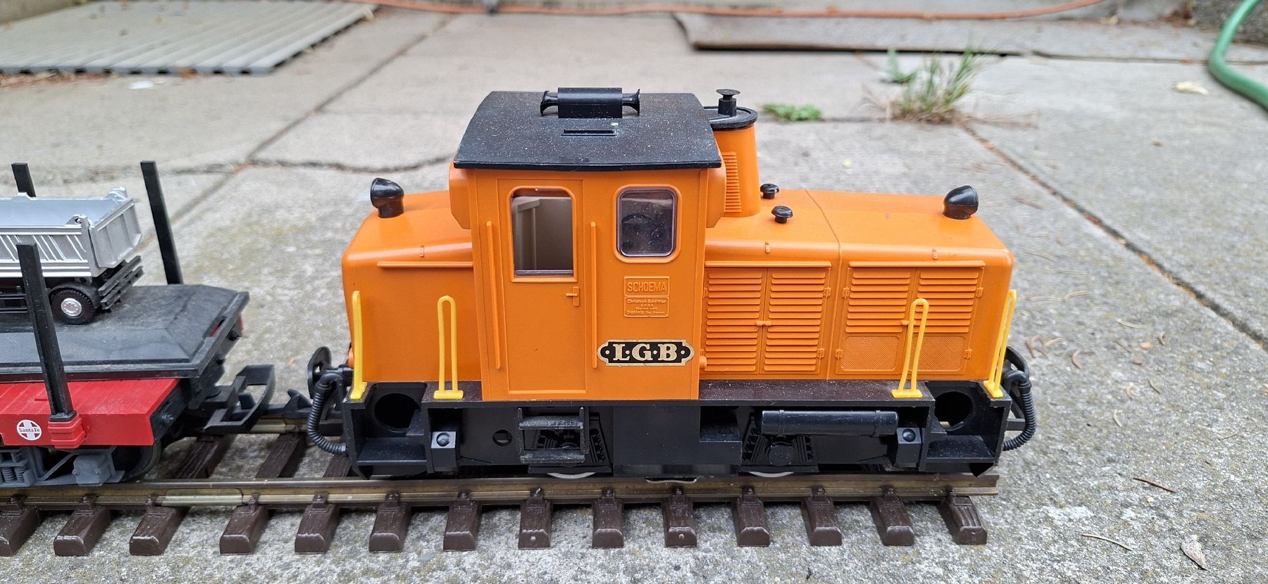 LGB Modellini di ferrovie: LGB Güterzug  7 Tlg. – Usato da Münsingen venduto da wd65 4