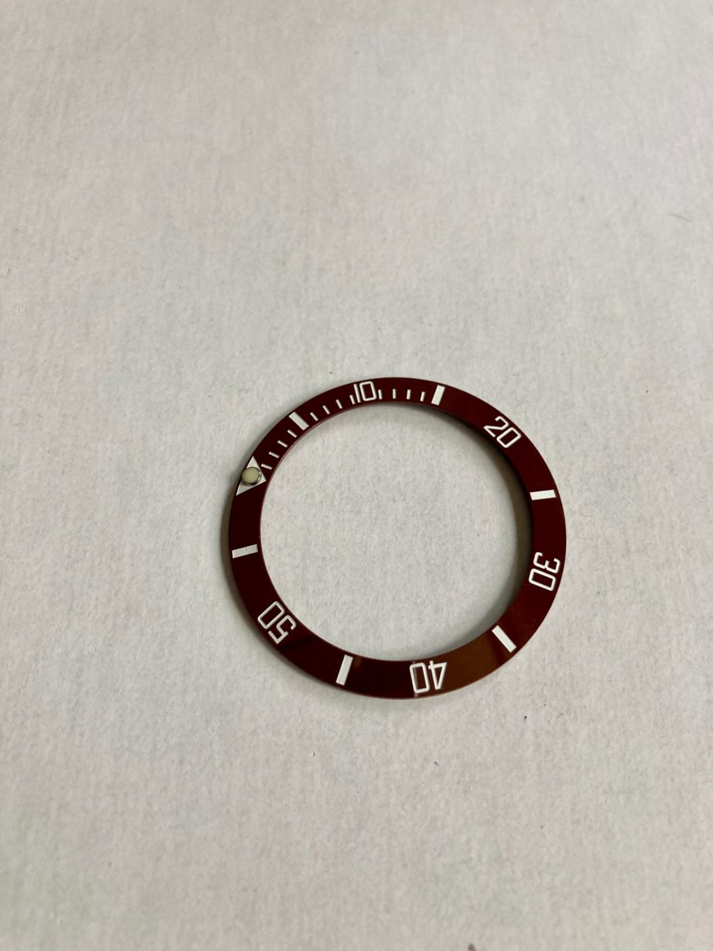 Uhren: Insert, Inlay ceramic brown compatible Seiko – Neu (gemäss Beschreibung) aus Genthod von Fejmeo