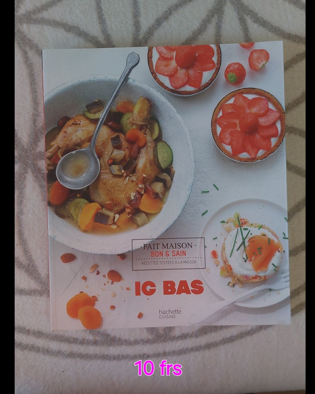 Libri: Livre de recettes "IG bas" – Usato da Bassins venduto da Dyva80