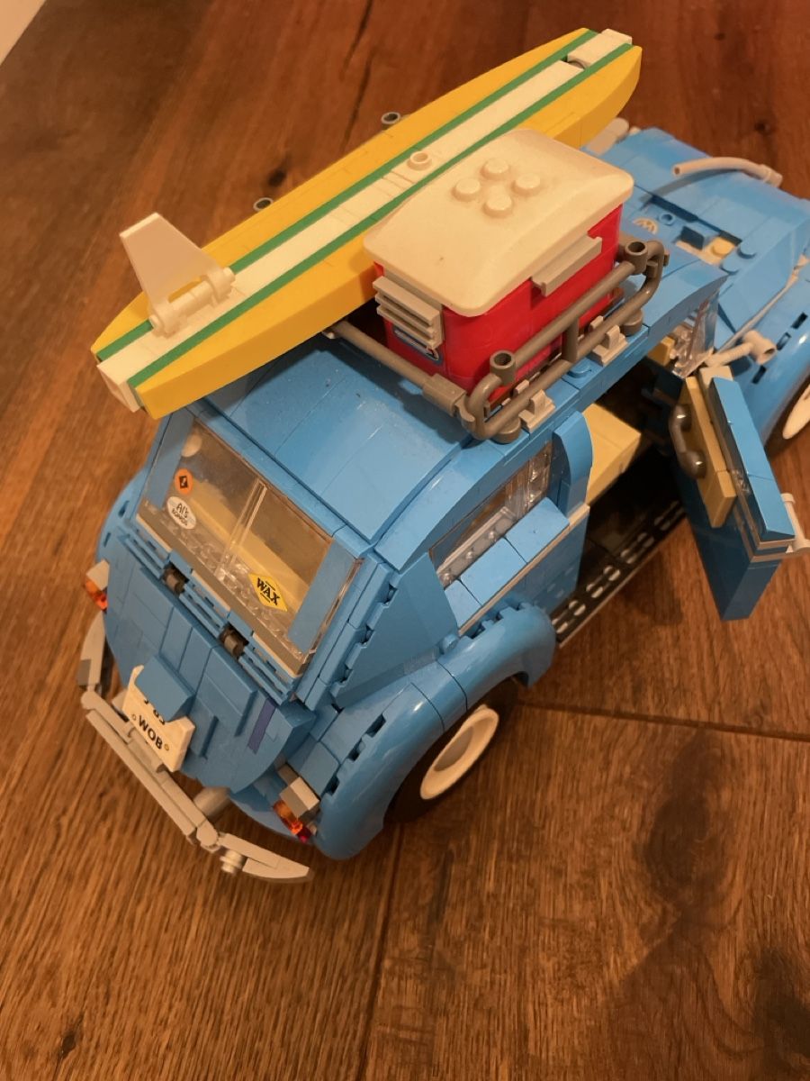 Lego Giocattoli: LEGO VW Käfer, blau, mit Surfbrett – Usato da Pura venduto da pascavaa 3