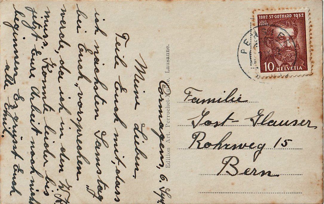 Alle Briefmarken: 1932 Ansichtskarte ZNr. 191 – Gebraucht aus Arlesheim von gaugi43