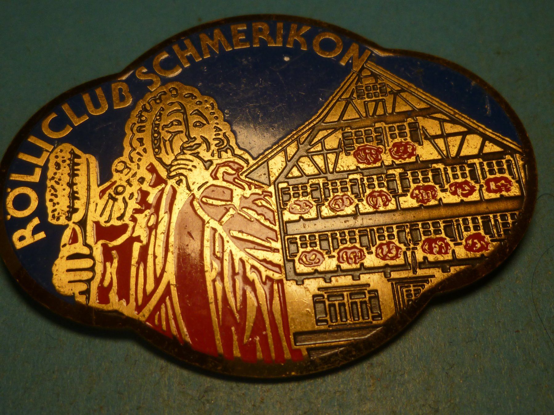 Placchette & Badge: SCHMERIKON RÖLLICLIB SILBER – Usato da Ried (Muotathal) venduto da Mandarin02