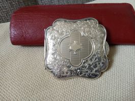 Wunderschönes Silber-Puderdöschen um 1900