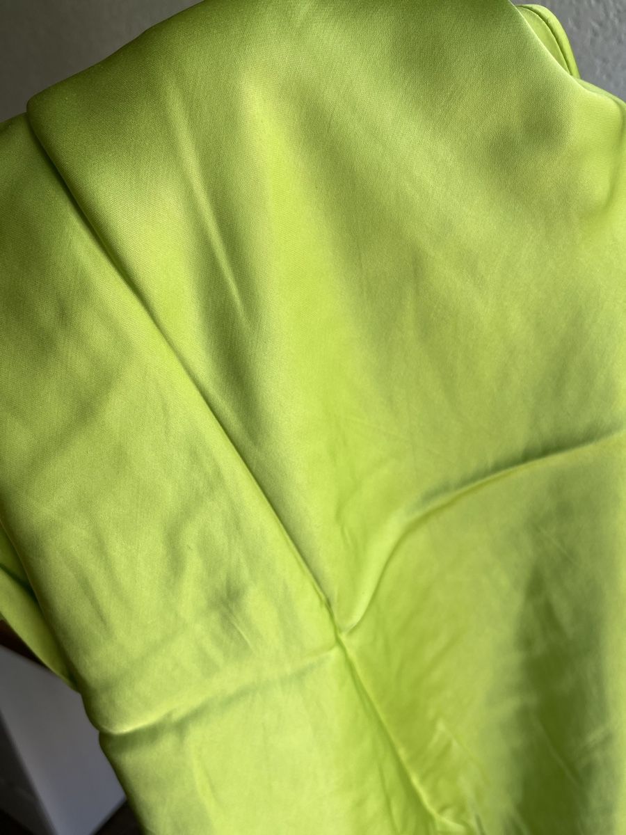 Gonne: Jupe longue verte en satin, Taille S – Usato da Hauterive NE venduto da Lipal 4