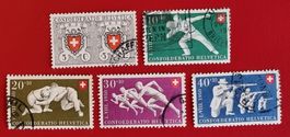 PRO PATRIA SATZ 46 - 50 1950 GEST. 1X SCHAFFHAUSEN