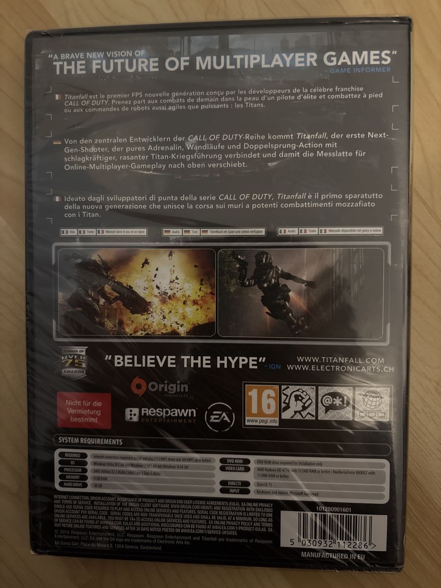 Spiele: Titanfall Originalverpackt – Neu und originalverpackt aus St. Gallen von sabrina_19 1