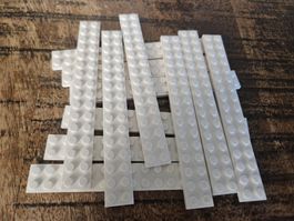 lego 4282 lot de 12 pièces White Plate 2 x 16