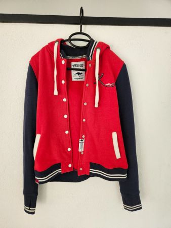 KangaROOS College Jacke, Rot/Blau (Grösse S)