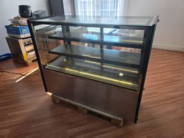 Profi Kühl/Wärme Verkaufsvitrine mobil Polar 152x74x120cm