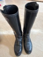 Reitstiefel Roller schwarz Leder gebraucht guter Zustand
