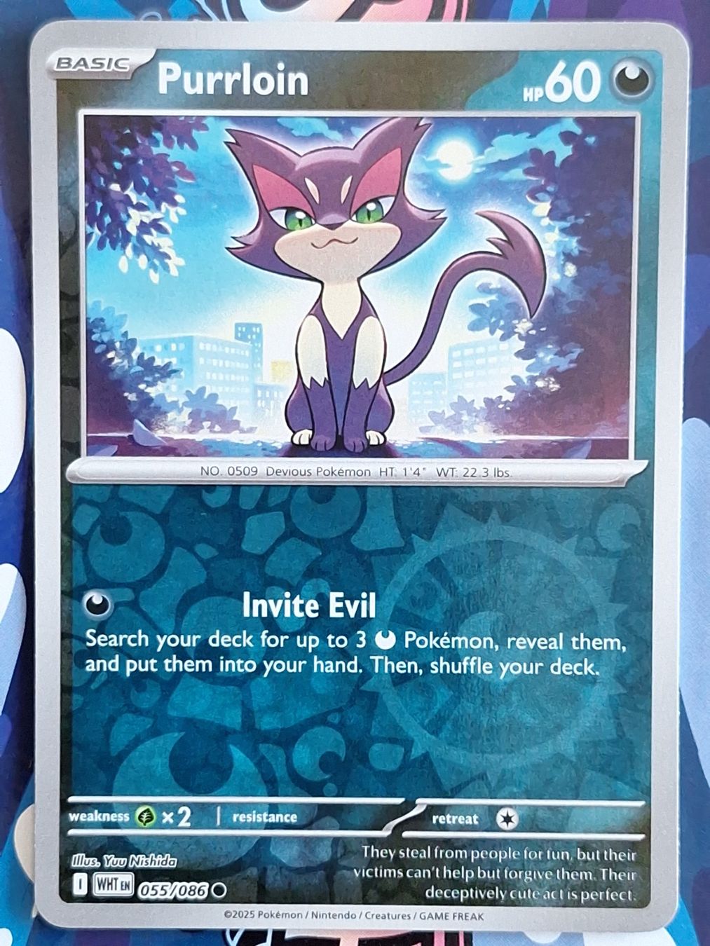Pokémon Carte collezionabili: Purrloin - Reverse Holo Pokemon White Flare - #7.5 – Usato da Altstätten SG venduto da GGsGameshop