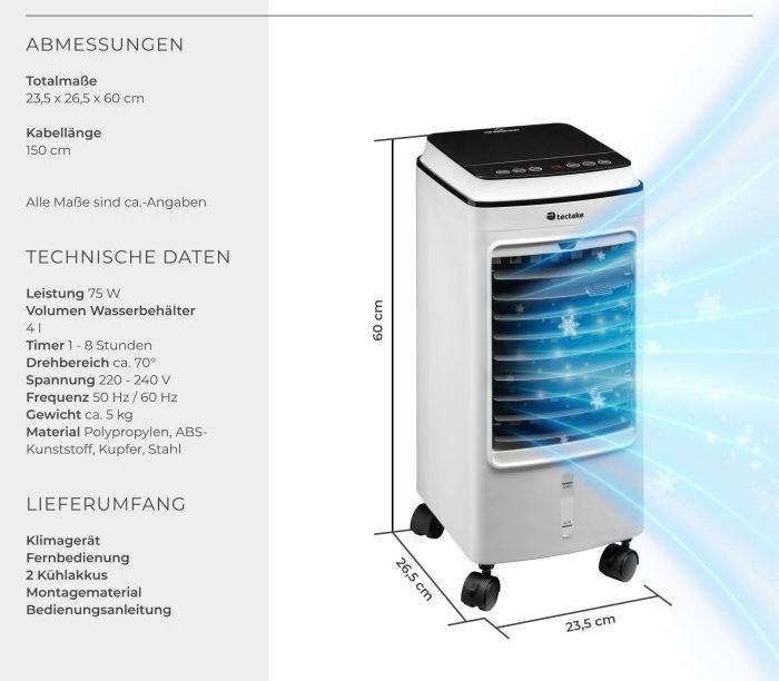 Climatiseurs: Klimagerät Notos – Neuf avec emballage d'origine à Oberegg par MR-shop 3
