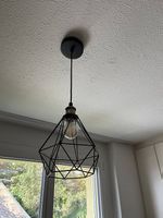 Lampe Pendelleuchte schwarz 