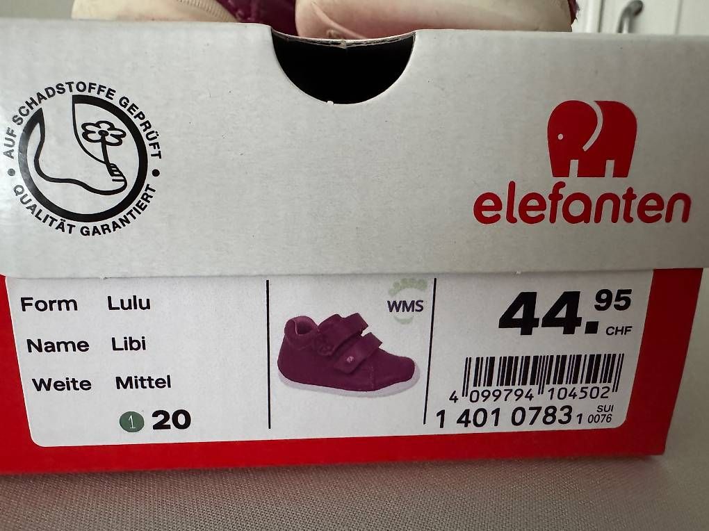 Elefanten Scarpe per ragazze: Elefanten pink, Grösse 20 – Nuovo (secondo la descrizione) da Gränichen venduto da Lady-Chantelle 2