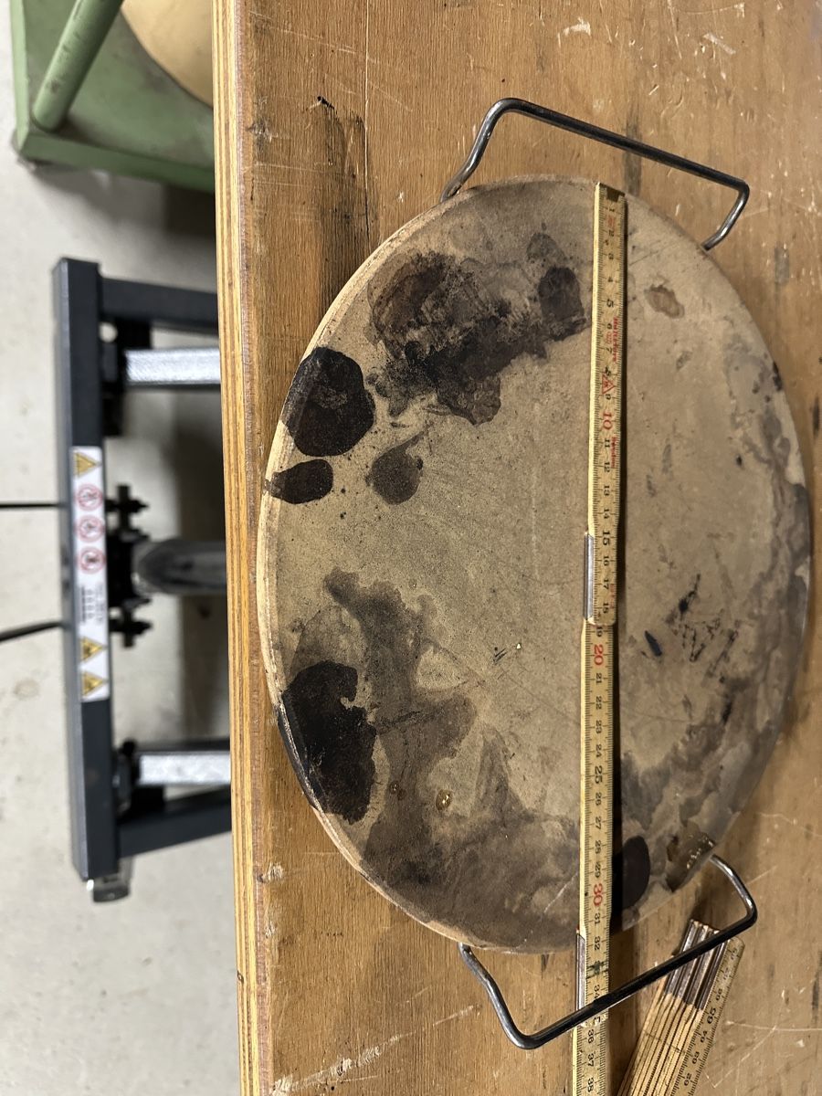 Servierplatten: Pizzastein mit Halterung – Gebraucht aus Lüsslingen von Roadrunner77 3