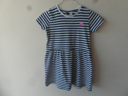 Jersey Kleid aus Baumwolle mit Herz 💖 - Gr. 134/140
