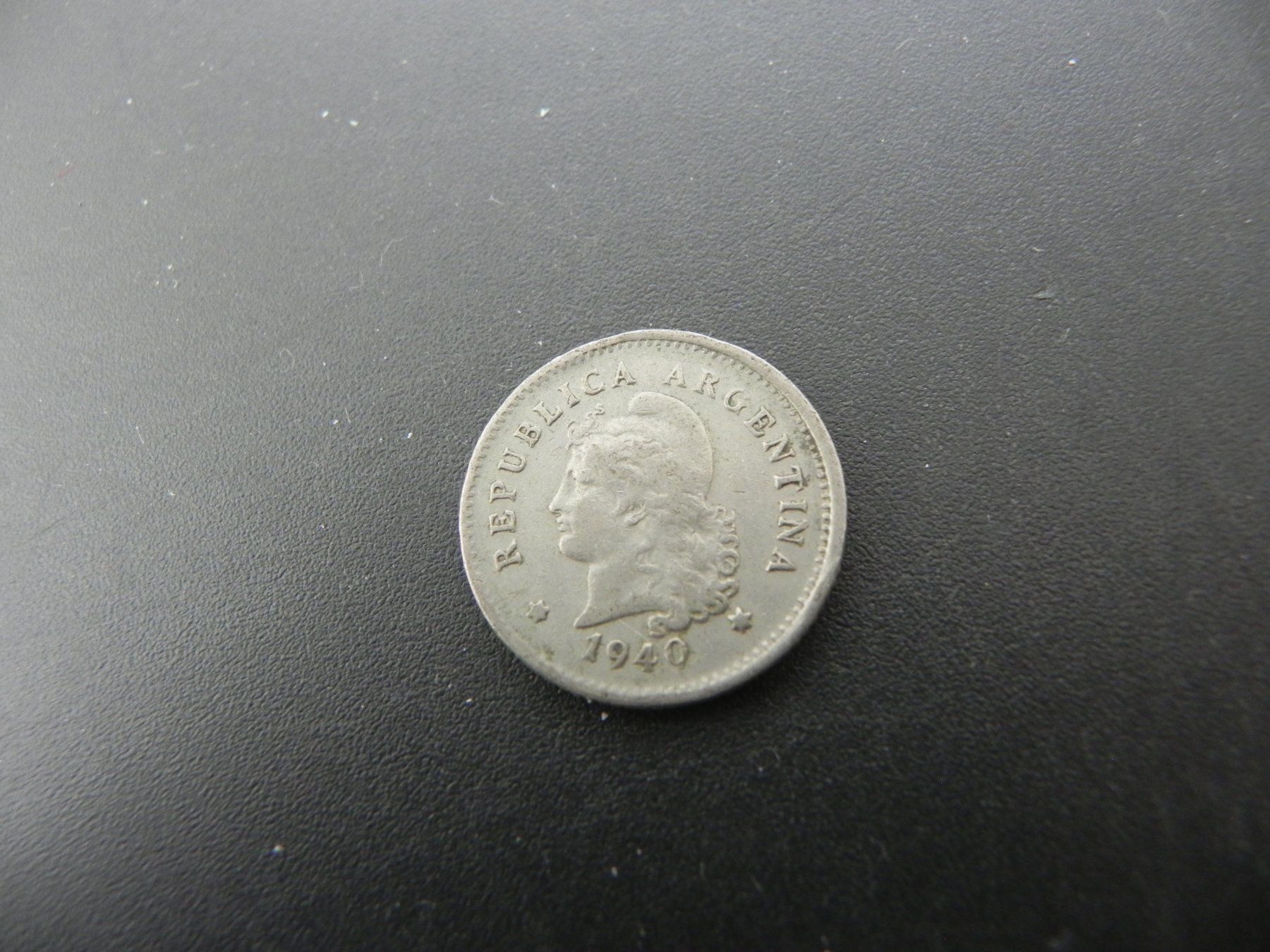 Alle Münzen: Argentinien 10 Centavos 1940 – Gebraucht aus Biel/Bienne von Gogolozi