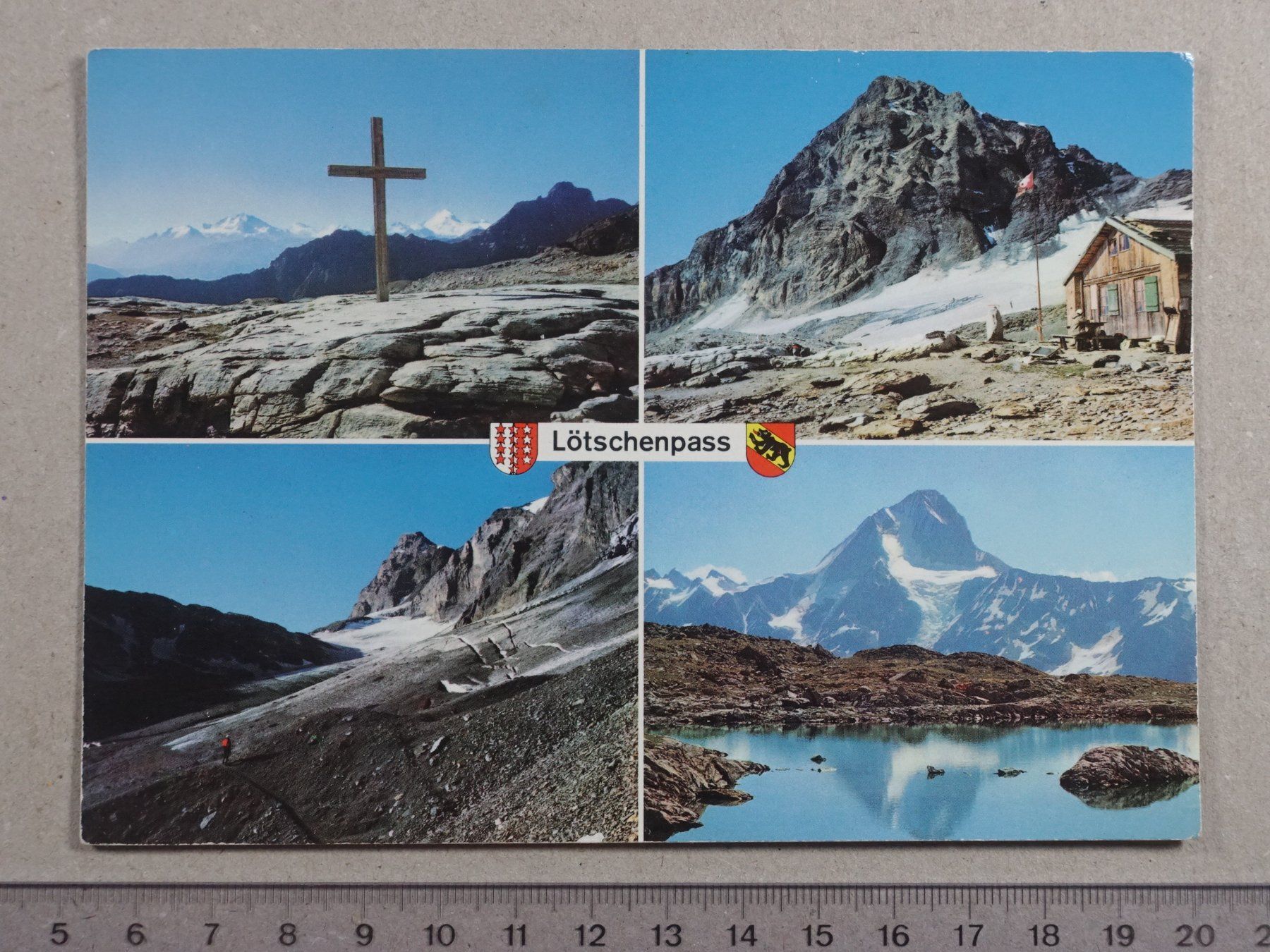 Ansichtskarten: Lötschenpass, Feldpost, Lötschental - Kandertal – Gebraucht aus Lenzburg von fh1