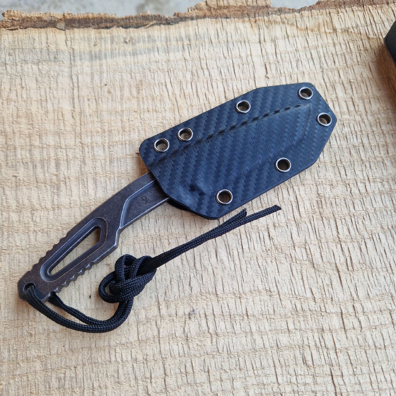 Accessori: Messer schwarz mit Scheide neu – Nuovo e nell'imballaggio originale da Dorf venduto da Messer-Schweiz 2