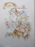 Giuliano Pini  1935 - 2017 LITHOGRAPHIE