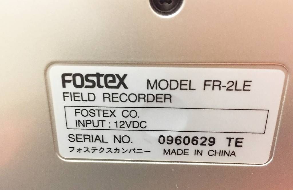 Fostex Registratori: Fostex FR-2LE Field Recorder – Usato da Zürich venduto da funktion02 2