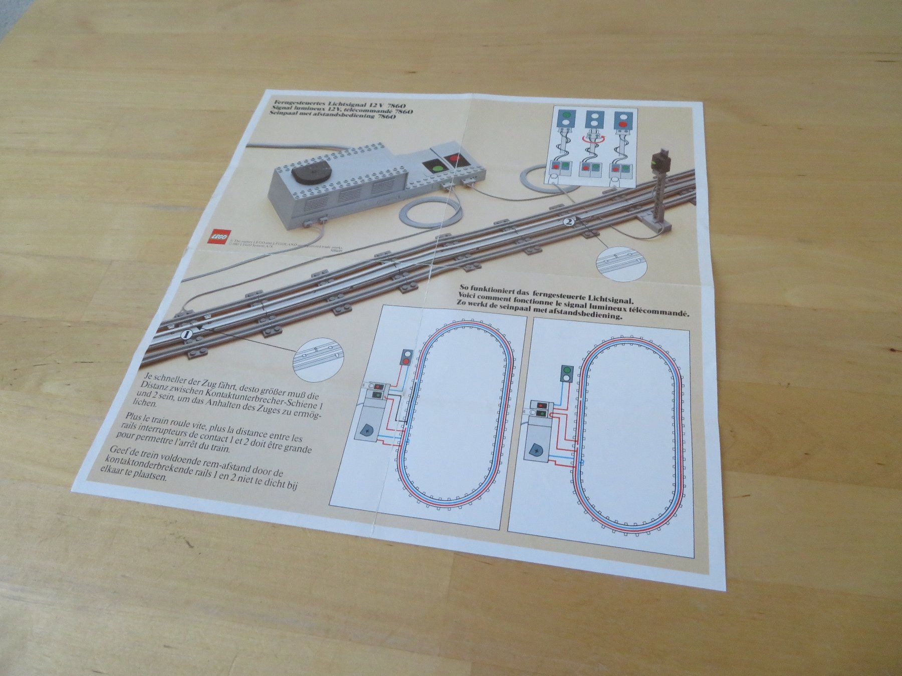 Lego Giocattoli: LEGO 12 Volt Bahn Prospekt – Usato da Zürich venduto da piroma 2